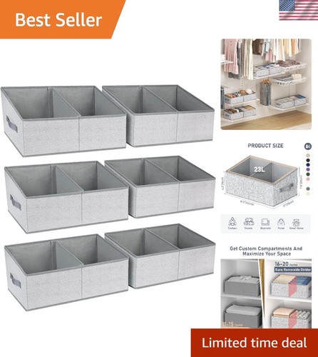 Closet storage bins - bins, trapezoid