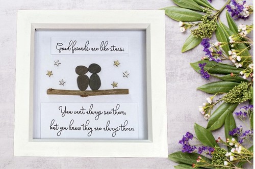 Personalised pebble art - pebble, art/gift