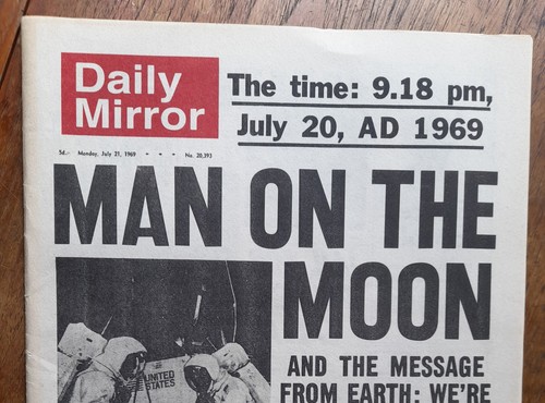 Man the moon - man, on