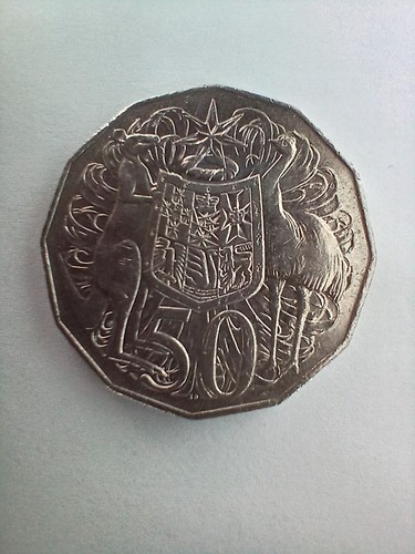 Australian cent coin - 50,