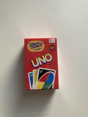 Uno card game sample pack - pack, rare