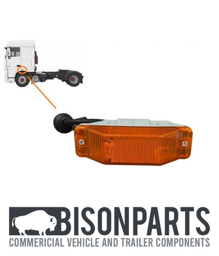 Amber side repeater lamp - side,