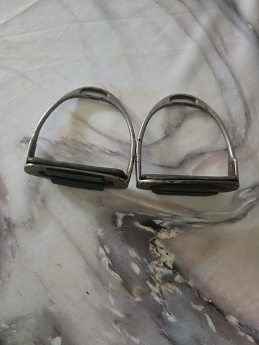 Pair vintage stirrup - pair, of