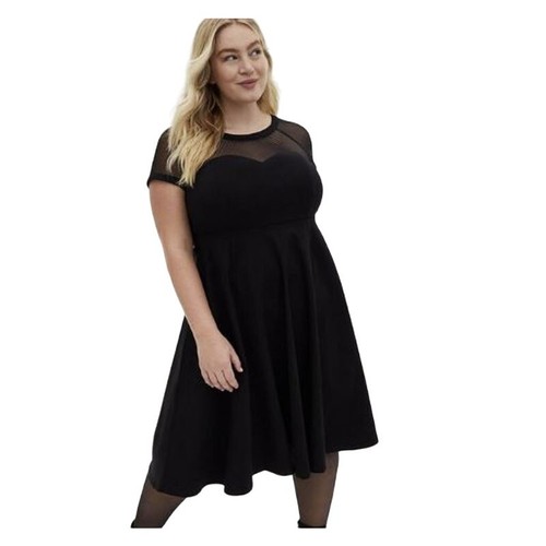 Torrid nwt black illusion - illusion, mesh