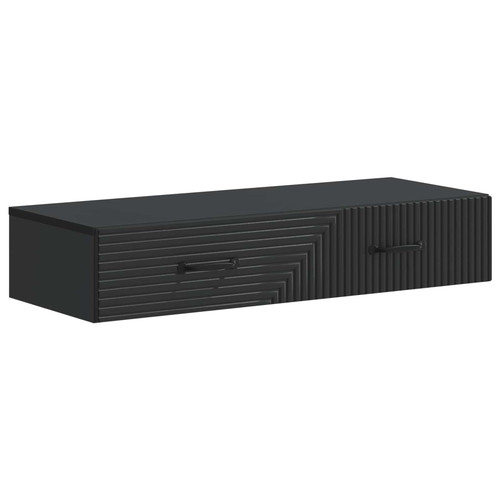 Wall mounted side - wall-mounted, black