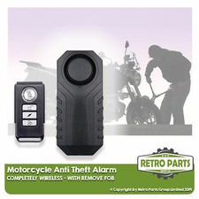 Wire-free Motorbike Alarm For