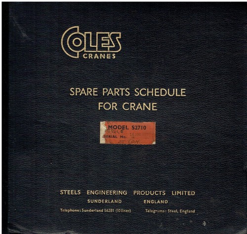 Coles s2710 crane original - coles,