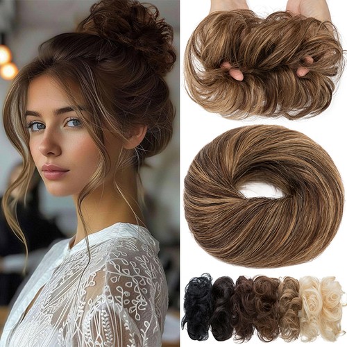100 real human hair - real, bun