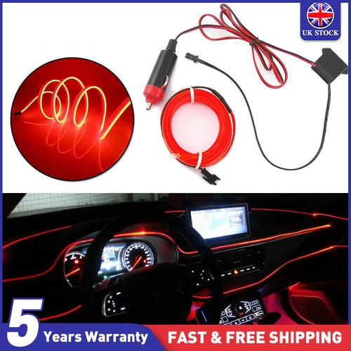 Red led car interior - 5m,