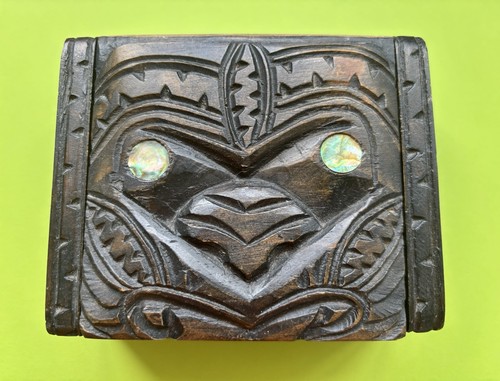 Vintage carved wooden - nz, maori