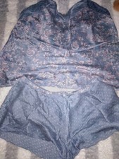 M&S 100% Silk Vest & Shorts