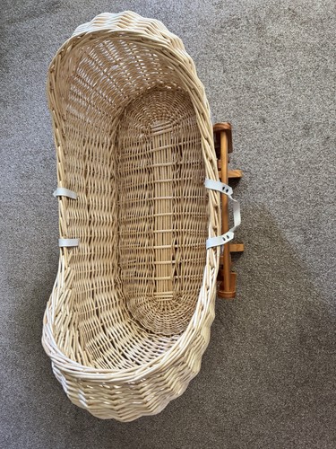 Mothercare wicker moses basket - wicker,