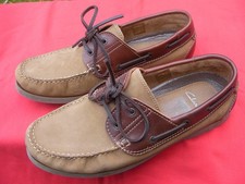 Clarks Moccasin Shoes Tan