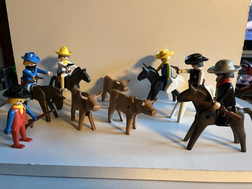 Vintage geobra playmobil - vintage, 6x