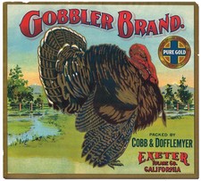 ORIGINAL CRATE LABEL EXETER