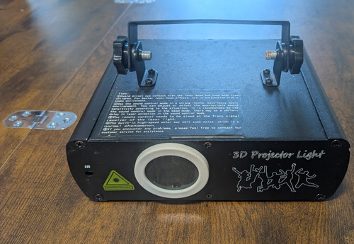 Laser light projector - 3d,