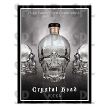 Crystal Head Vodka Metal SIGN