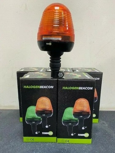 Flexible pole mount - pole, halogen