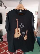 Vintage Funny Guitar Ukulele Star Wars T-shirt Size 2XL