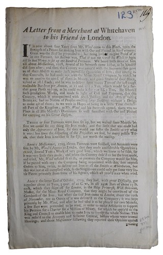 1730 whitehaven ironworks - c.1730,
