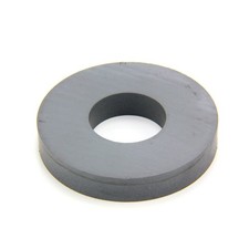 Y30BH Ferrite Ring Magnet - 72mm O.D x 30mm I.D x 12mm thick - 6.4kg Pull