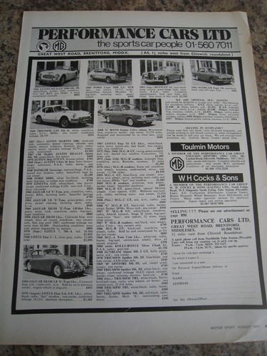 Performance cars ltd - performance,