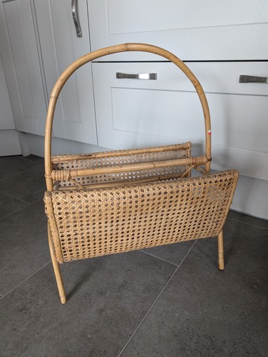 Vintage magazine rack retro - rack,