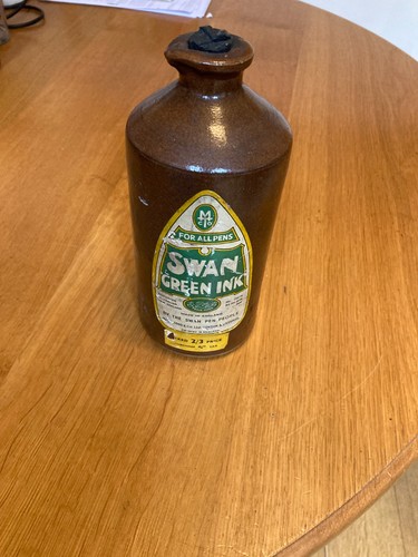 Vintage swan ink - vintage, bottle