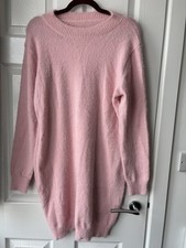 Pastel Pink Long Jumper Dress