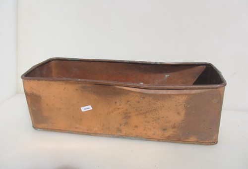 Vintage copper trough - vintage, tub