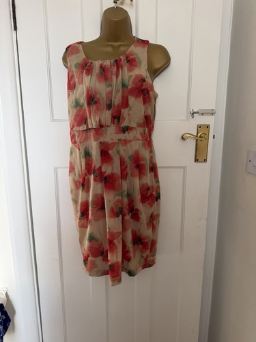 Zara red and beige - and, floral