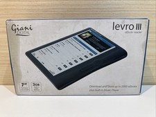 Giani Digital Levro III 7″ E-reader – 2 GB Storage - Black - Boxed