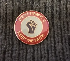 West Ham PIN BADGE - "Keep The Faith" - Northern Soul