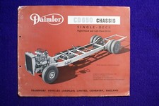 DAIMLER CD650  SINGLE DECK BUS COACH CHASSIS SPECIFICATION BROCHURE 