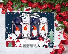 6 Mini Gonk Christmas Crackers Kids Festive Dinner Party Small Cracker 6 Inch