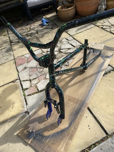Bmx frame forks - frame,, stem