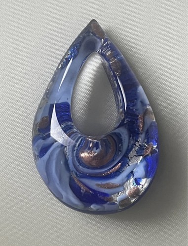 Vintage large blue murano - vintage,