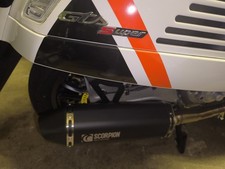 Scorpion Exhaust SerketSlip-On Black CeramicVespa GTS 300- 310 Super2023-2025