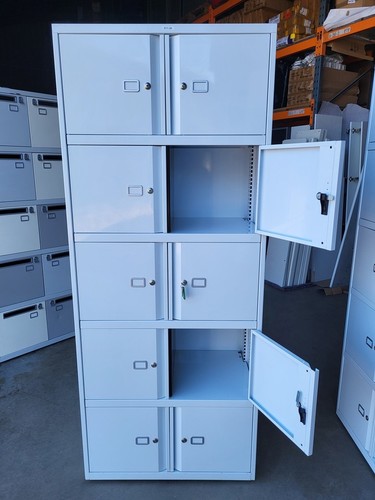 White locker office - locker,