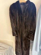 Luxury Long Mink Fur Coat by