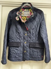JOULES WOMENS NAVY QUILTED