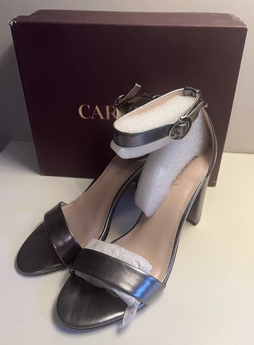 Carvela pewter strappy ankle