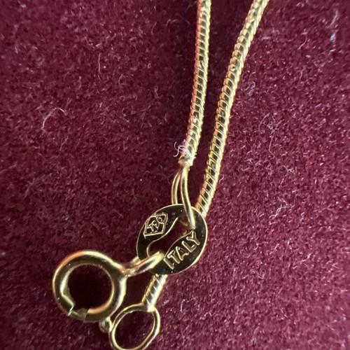 18k 750 gold snake chain - 18k,