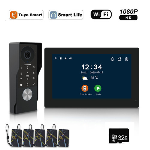 Wired video doorbell - 2-wired,