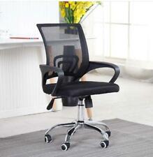 Luxury Computer Office Mesh Chair Adjustable Seat Height Control - Black