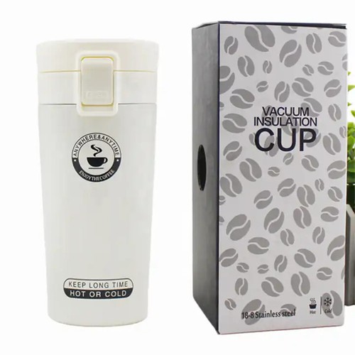 Insulated travel coffee mug - coffee,