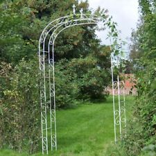 Metal Garden Arch Cream Pergolas Garden Plant Arch Garden Arbour Arch Shade
