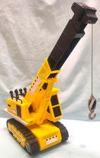 Vintage Tonka Mighty Motorized Crane Truck Pulley Working Xmas Toy Collectors