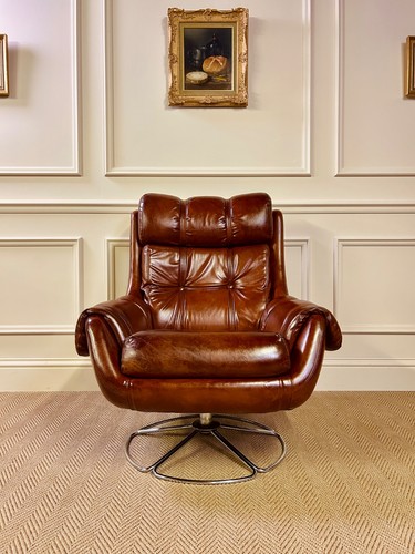 Mid century danish - mid, leather