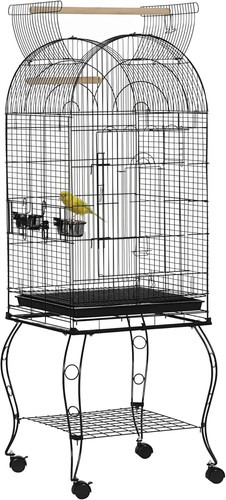 Large metal bird - metal, cage